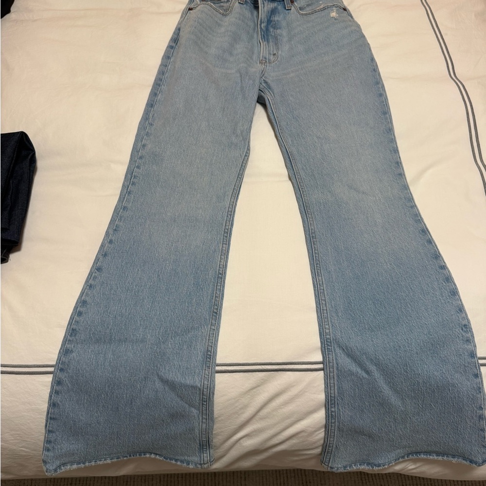 Abercrombie & Fitch Light Blue Flare Jeans